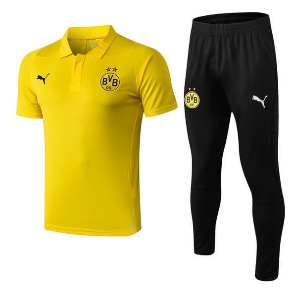 Polo Komplett Set Borussia Dortmund 2018-19 Gelb Schwarz